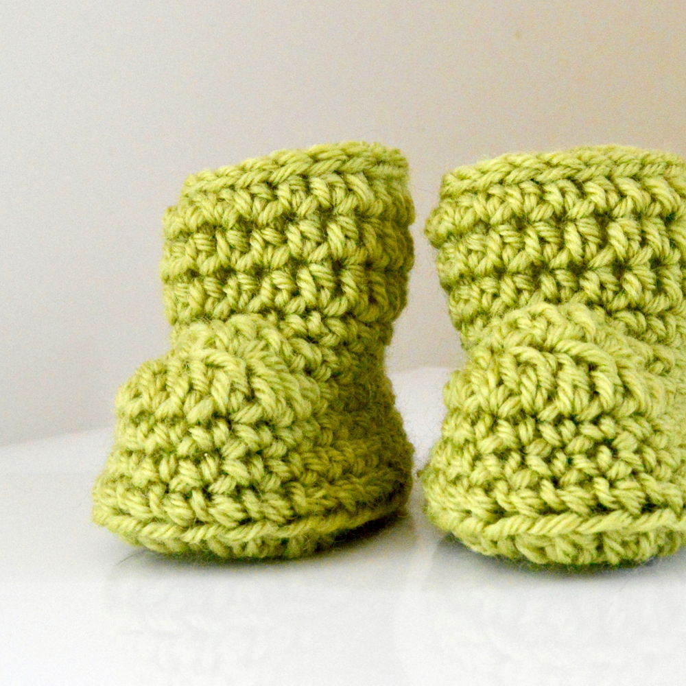 No Sew Baby Booties