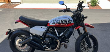 2022 DUCATI SCRAMBLER URBAN MOTARD motorcycle for rent near Union City, CA