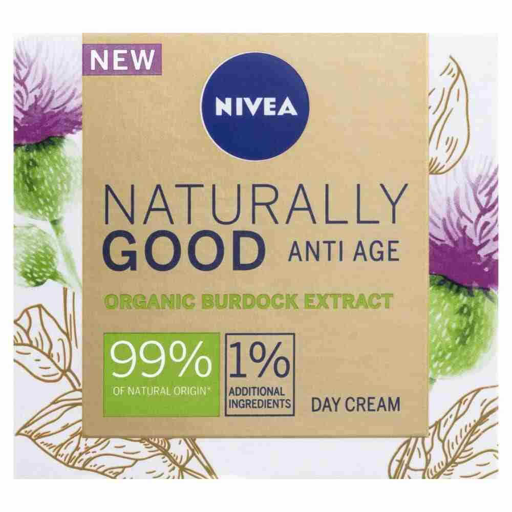 Nivea Naturally Good Anti Age Day Cream With Burdock Extract