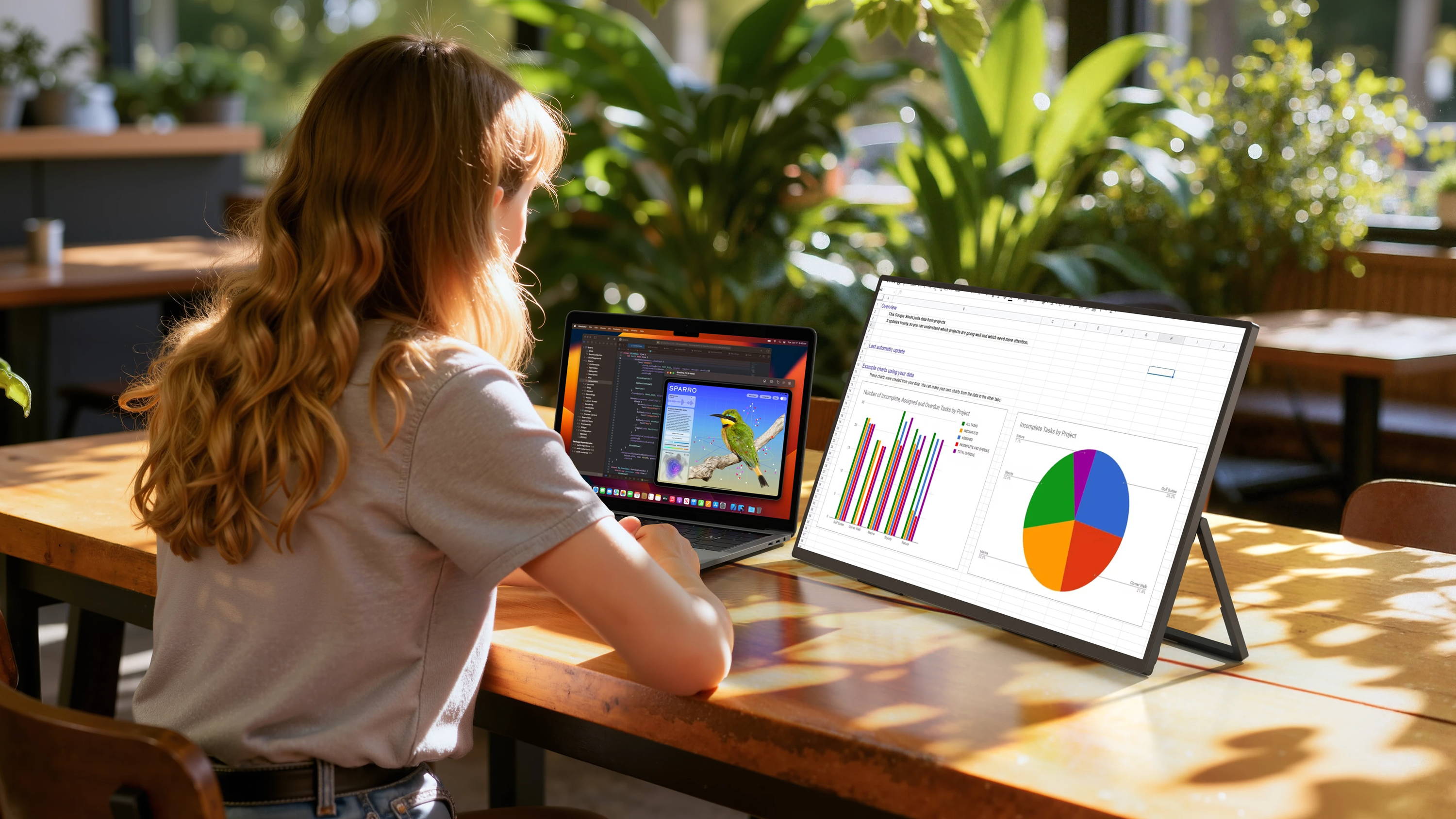 UColor 19 Apex - 19 Inch 4K UHD Monitor QLED 144Hz Computer Display with HDR