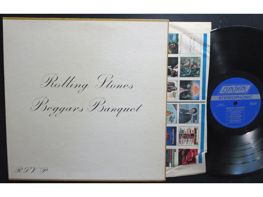 ROLLING STONES, Beggars Banquet USA 2nd pressing EXCELLENT- LP