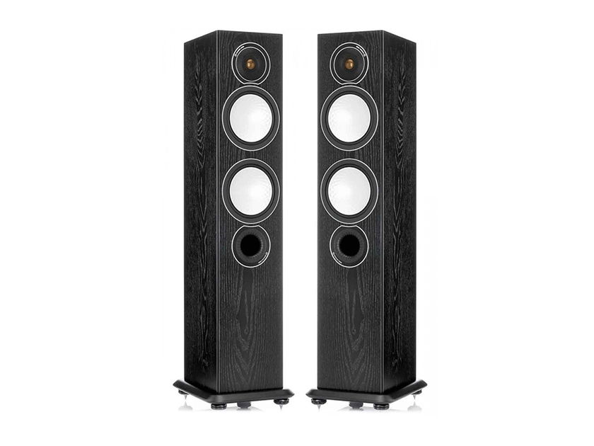 Monitor Audio Silver 8 Loudspeakers (Black Oak): Brand New-in-Box; 5 Yr. Warranty; 37% Off; Free Shipping