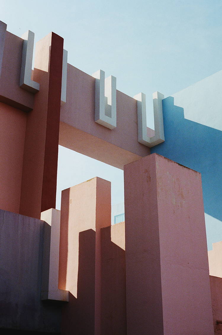 La Muralla Roja by Ricardo Bofill | Photographed by Hannah Davis for Wolf & Moon Jewellery