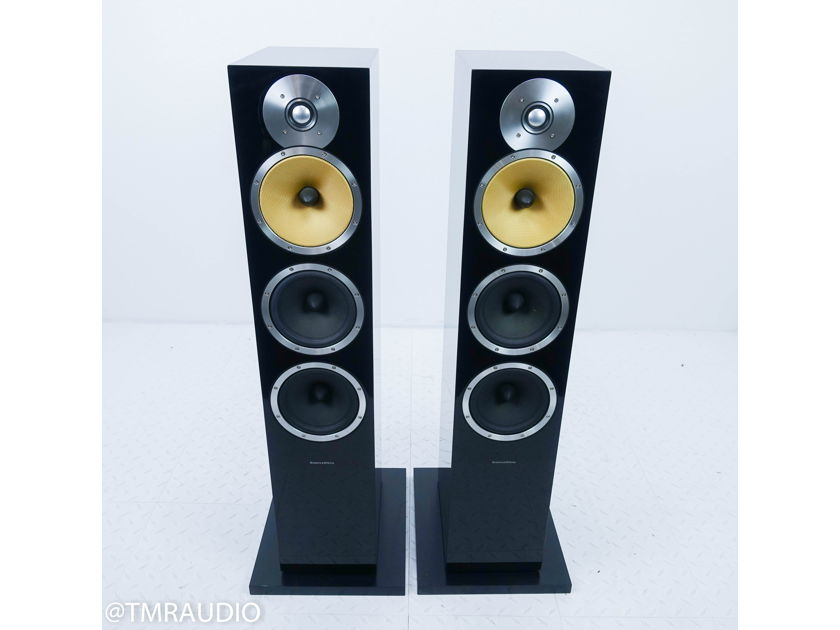 B&W CM9 Floorstanding Speakers Black Pair (No grills) (12645)