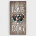 Miniature Schnauzer canvas wall art all you need love dog
