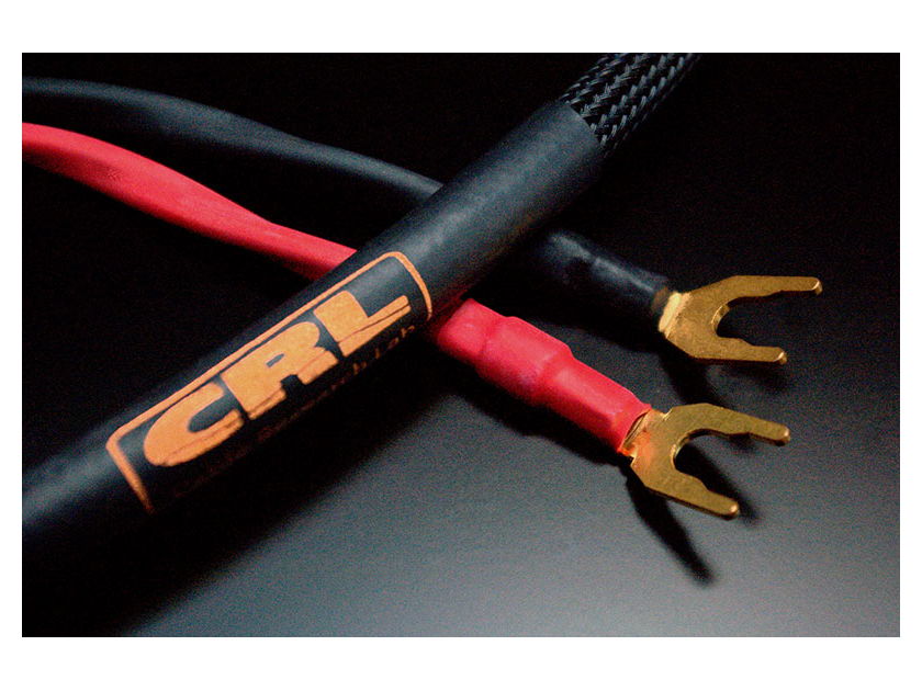CLR CABLE RESEARCH LAB BRONZE Speaker Cable 10ft pair Spade to Locking Banana