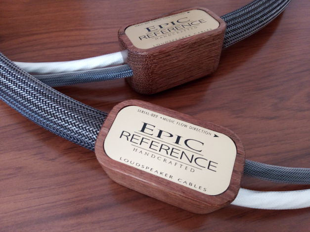 SIMPLY EPIC AUDIO  REFERENCE SPEAKER CABLES 1.75 M.