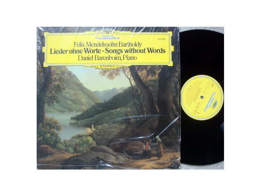 DG / DANIEL BARENBOIM, - Mendelssohn Songs without Words, NM!