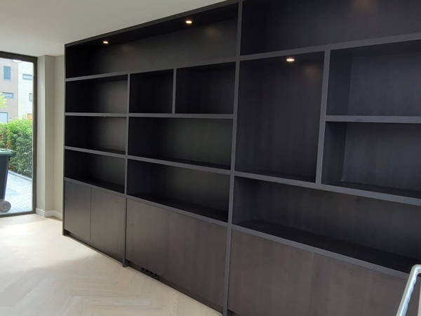 Inbouwkasten op maat, klantproject Houtenmeubelshop