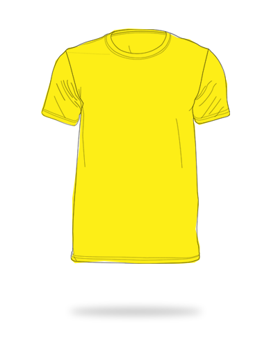 Yellow drifit round neck shirt sj clothing manila philippines
