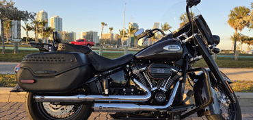 2021 HARLEY-DAVIDSON FLHCS HERITAGE CLASSIC 114 ABS motorcycle for rent near Miami, FL