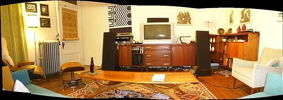 Panoramic of the room