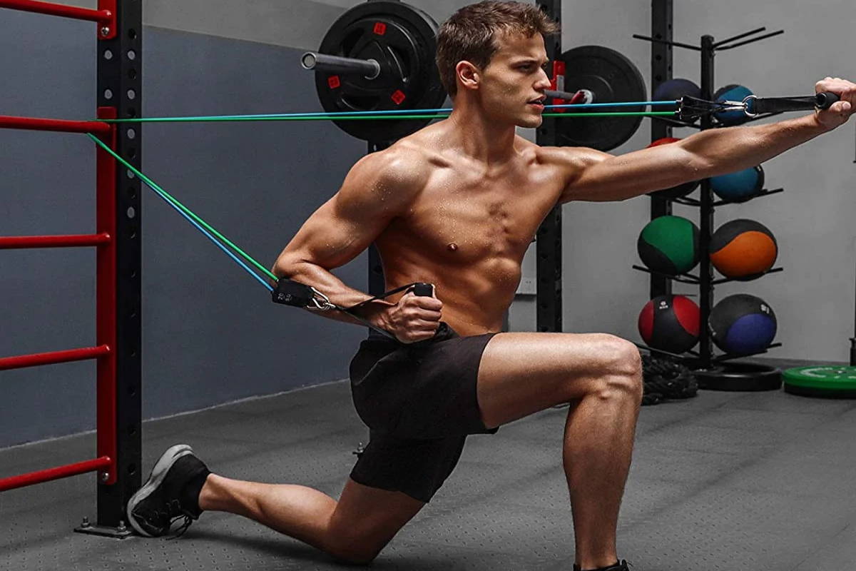 Use Resistance Band Handles