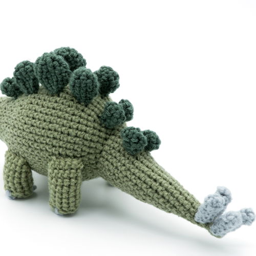 Amigurumi Stegosaurus-dinosaurus
