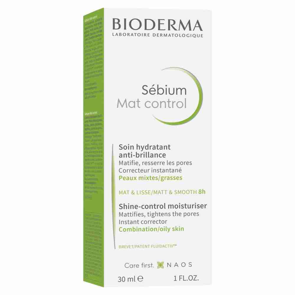 Bioderma Sébium Mat Control Mattifying Moisturiser - 30Ml - Image 3