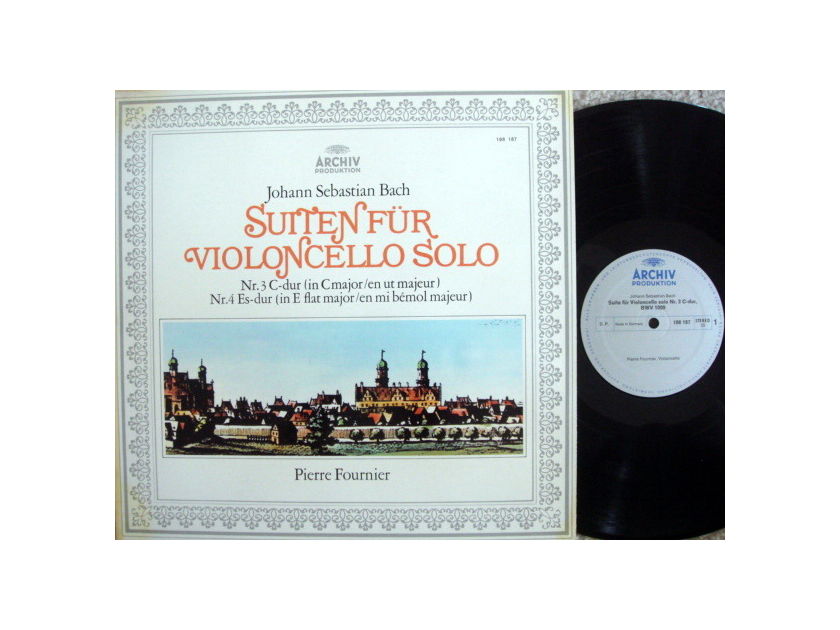 Archiv / FOURNIER, - Bach Suites for Cello Solo No.3 & 4, MINT!