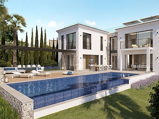  Balearen
- Diese Neubau-Villa in Santa Ponsa überzeugt durch Design, Lage und Qualität