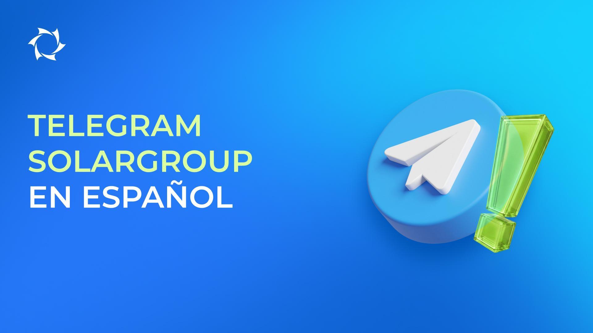 Reactivamos el canal de Telegram en español