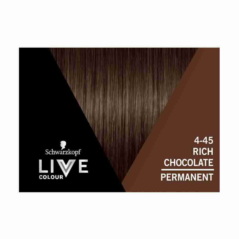 Schwarzkopf LIVE Colour Permanent 4.45 Rich Chocolate - Image 7