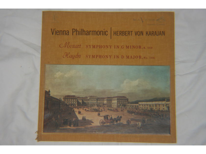 Vienna Philharmonic: Herbert Von Karajan - Mozart Symphony K. 550 & Haydn Symphony No. 104 RCA Victor LDS 2347