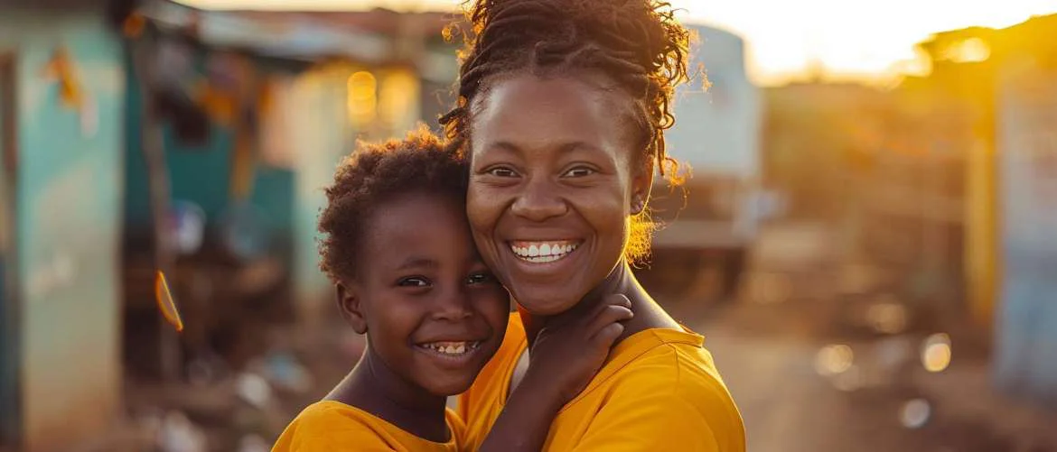 A heartwarming moment as a mobile orthodontist reveals a new smile