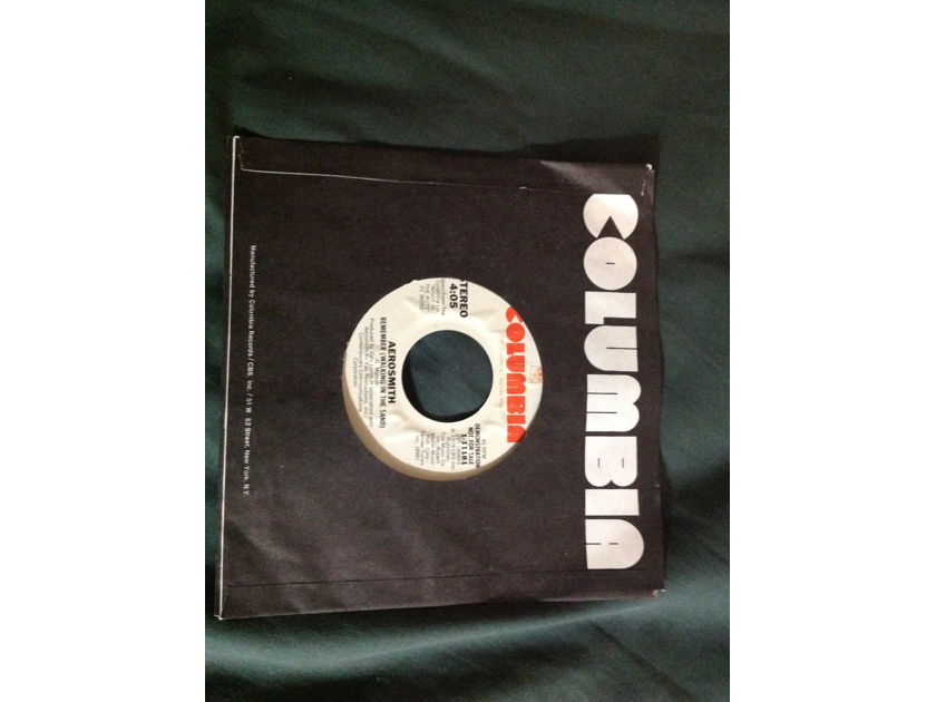 Aerosmith - Remember(Walking In The Sand) Columbia Records Promo Single 45 Vinyl NM