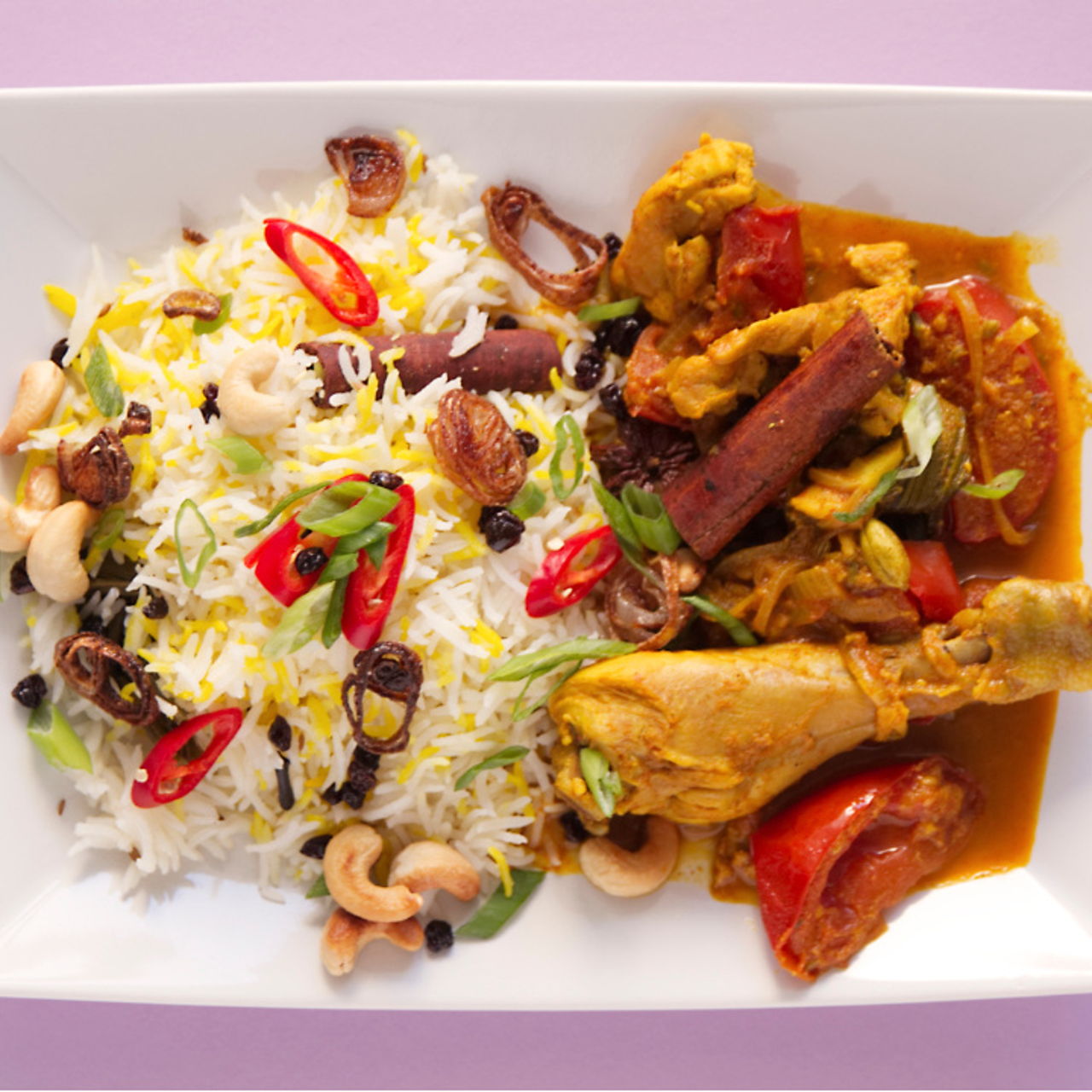 Nasi Briyani Ayam Southeast Asian Recipes Nyonya Cooking