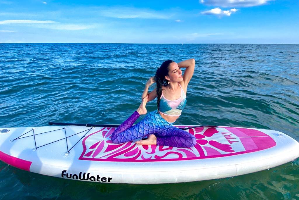 Inflatable SUP board Yoga in Canada are affordable and fitness