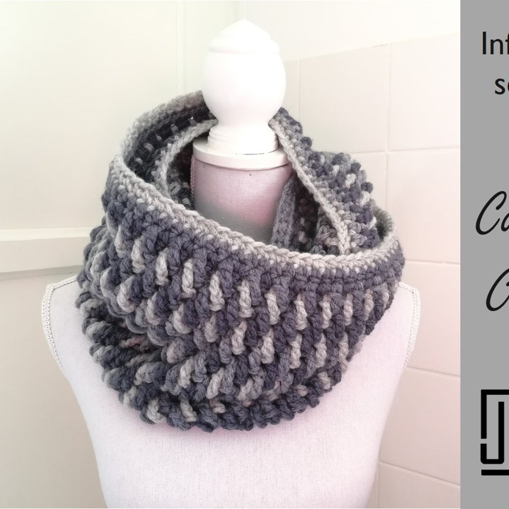 Candy Cane Infinity Scarf