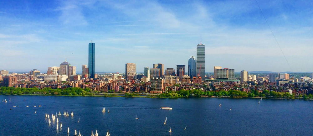 Lakeside Boston Skyline