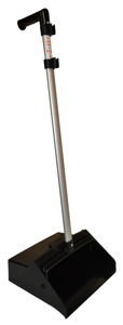 Lobby Dustpan with L Handle grip complete with Broom