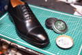 Glaçage de chaussures en préparation