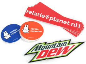 Milieuvriendelijke stickers