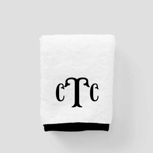 Monogrammed Signature Washcloths (pair)