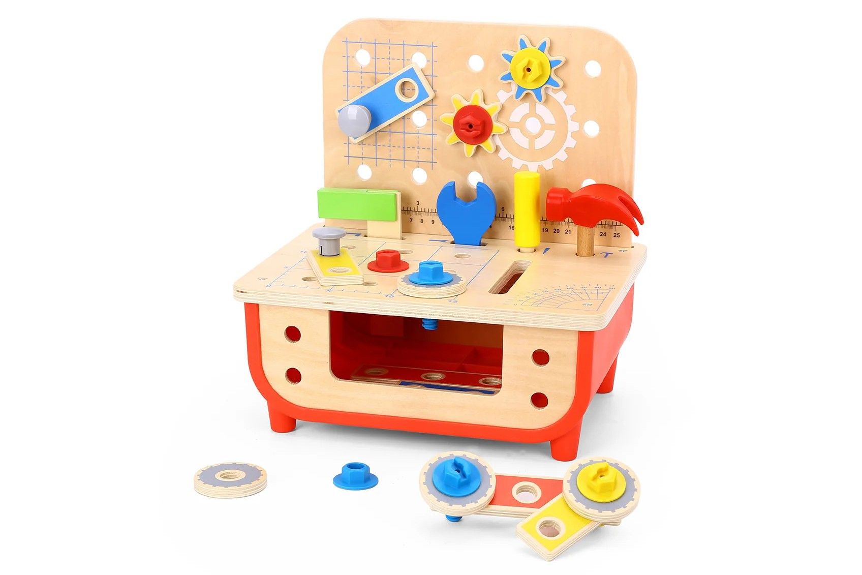 Toddlers Delux Wooden tool work bench - Image 3