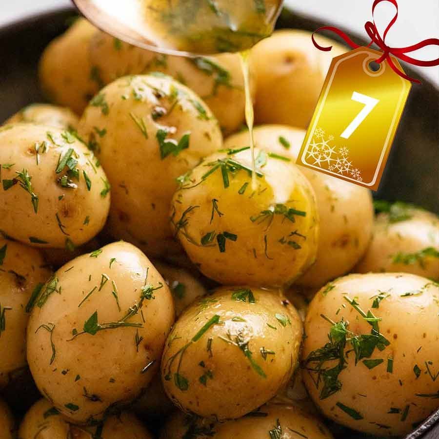 Baby Potatoes with Butter & Herbs - RecipeTin Eats