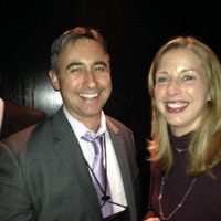 Steve Mooney of Salesforce and Martine Weinhold COO of SBSB at Black Diamond reception.