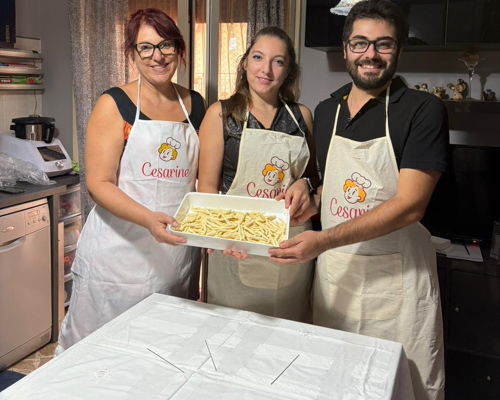 Cooking classes Catania: Let's prepare fresh pasta with meat sauce together.