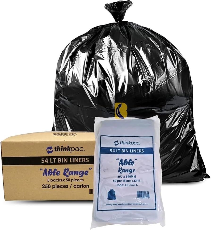54L X 250 Extra Heavy Duty Bin Liner