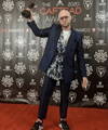@michaelground Award winning stylist, Michael Ground wearing his Alex Skeffington Metal Atelier “Medium Springbok Necklace” winning his award for Best TV Costume Design at the CAFTAD Awards.   