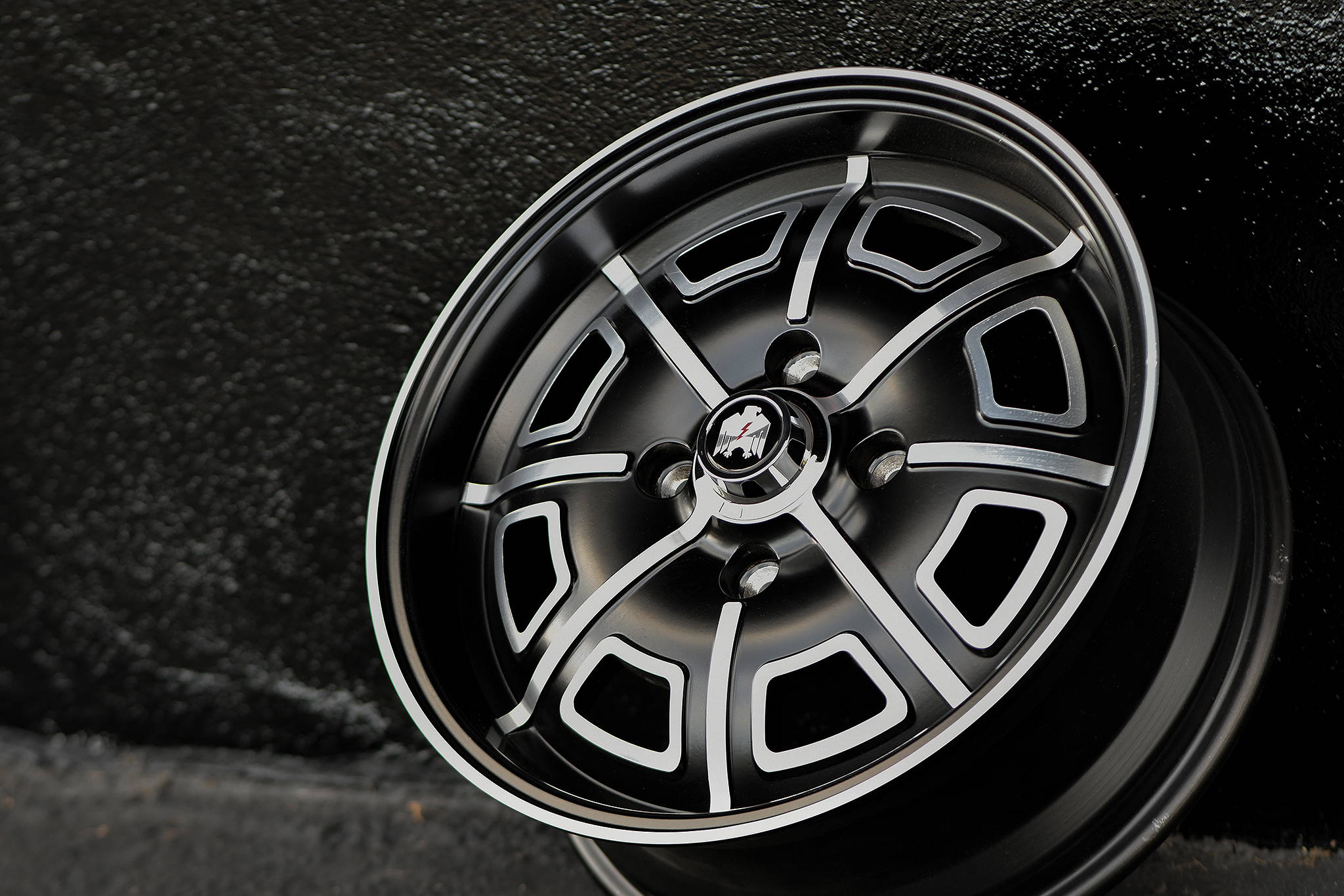 satin black machined spokes klassik rader pedrini wheels