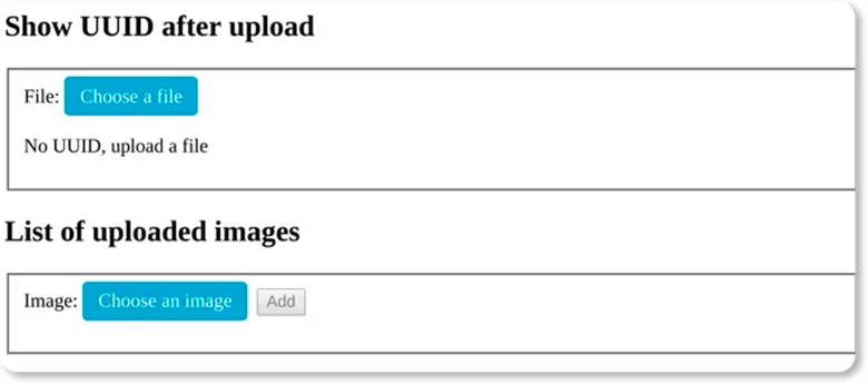 A file upload form to upload files with Meteor.js 