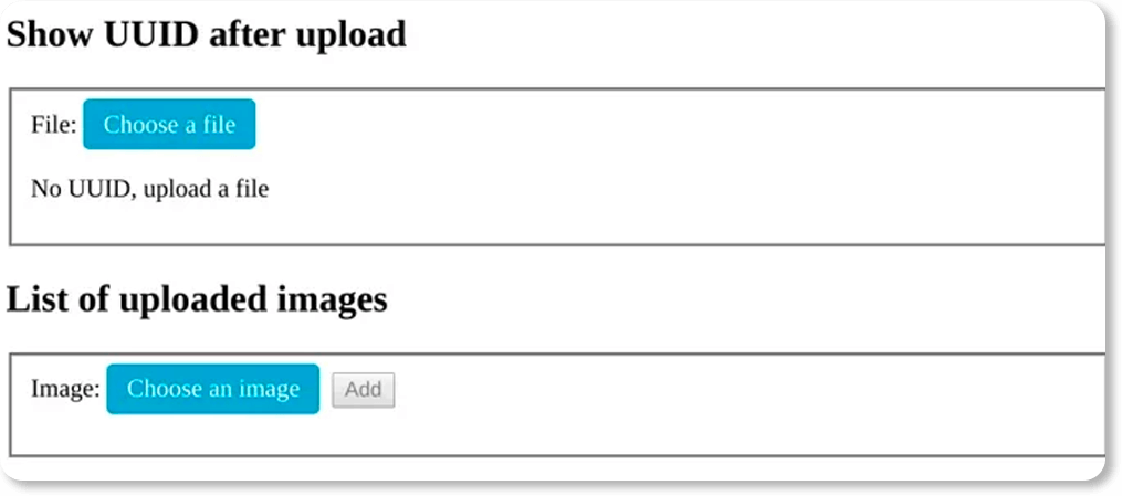 A file upload form to upload files with Meteor.js 