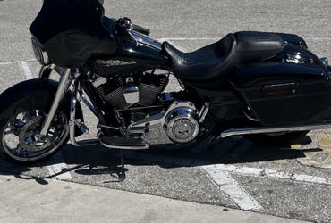 2011 HARLEY-DAVIDSON FLHX STREET GLIDE (BLACK) motorcycle for rent near Cape Coral, FL