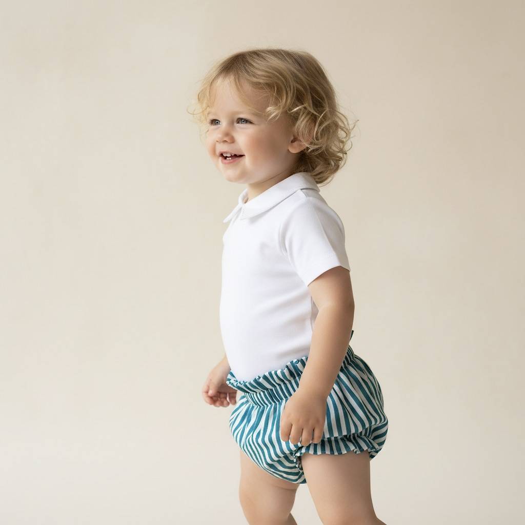 Barboteuse bébé romper raffiné adorable coeurs rouges pour bébé et enfant, en coton doux et bambou et respirant, certifié OEKO-TEX, idéal pour compléter une tenue d’enfant chic et confortable fraises rouges et blanches