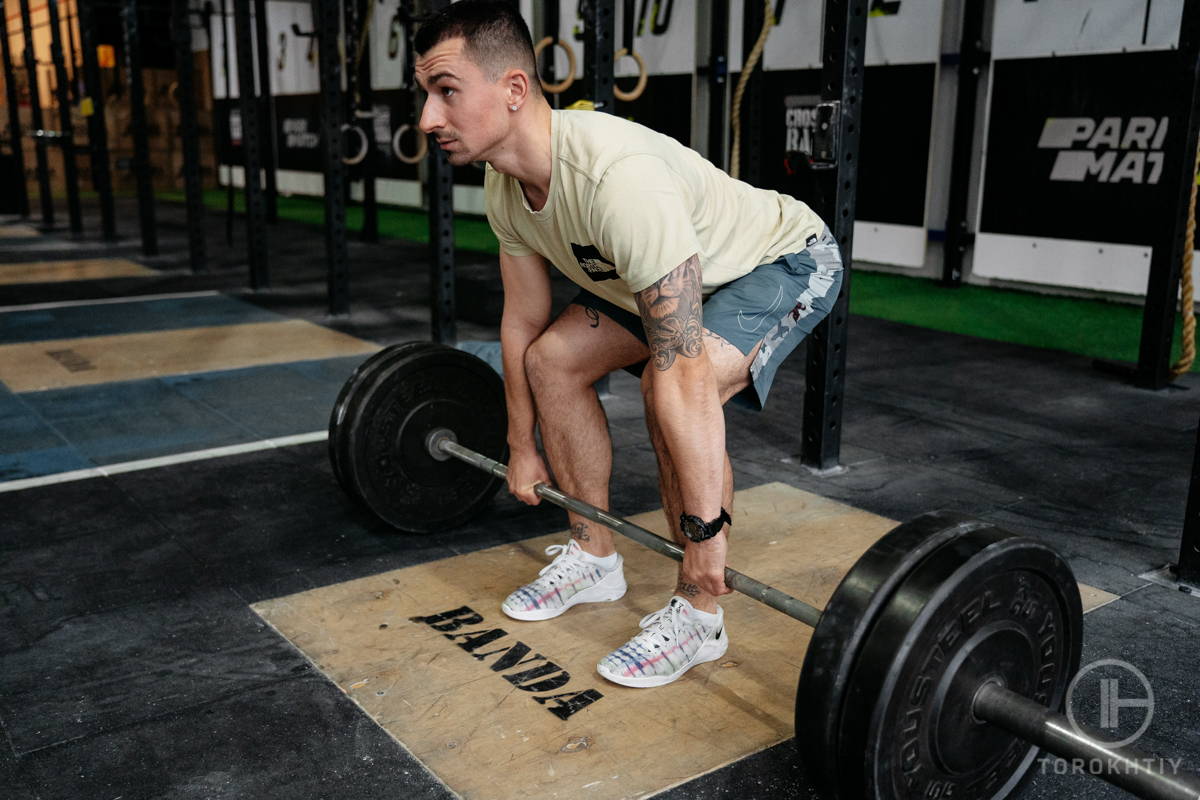 Deadlifting With Hard Weight