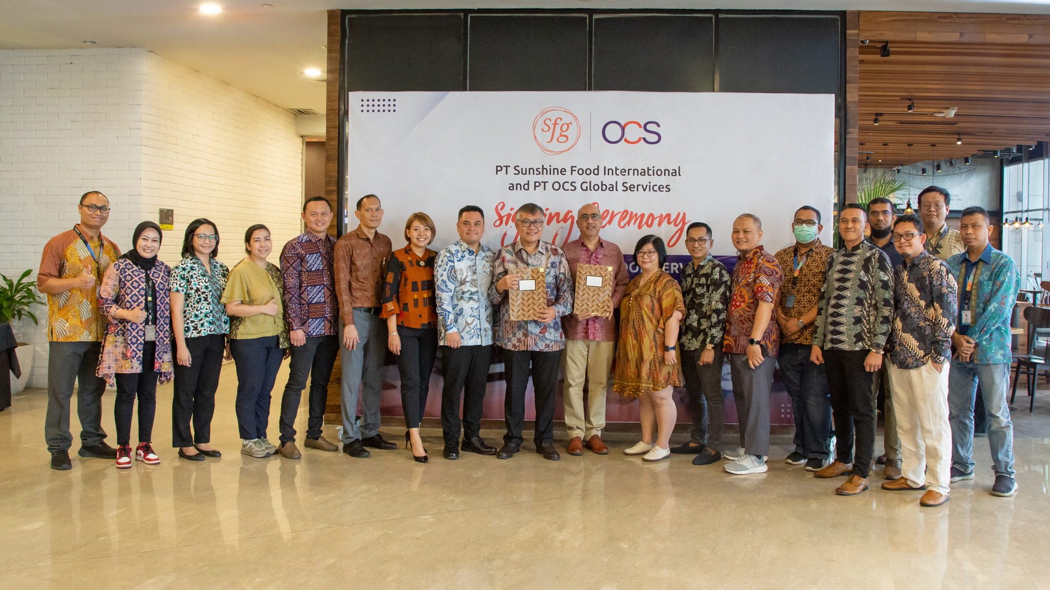 OCS Memperkuat Solusi FM Terintegrasi melalui Kerja Sama dengan Sunshine Food
