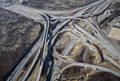 urban highway aerial view