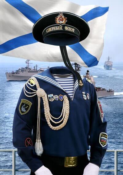 PSD исходник для монтажа в Фотошоп - российский юнга