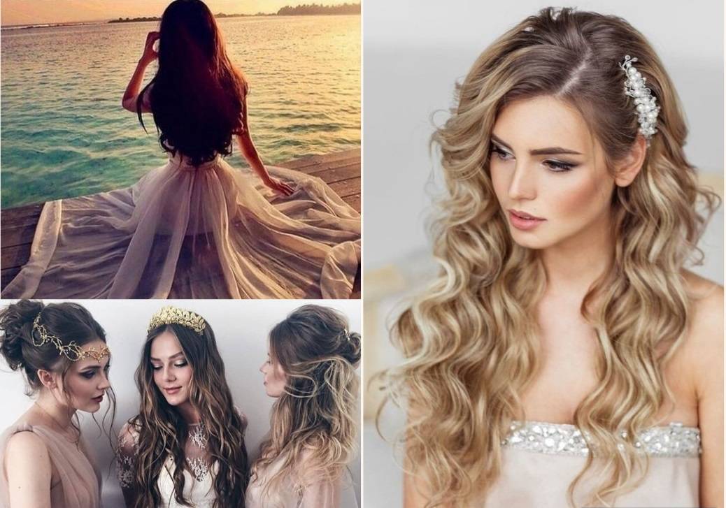 Wedding hairstyle with hair extension 2019